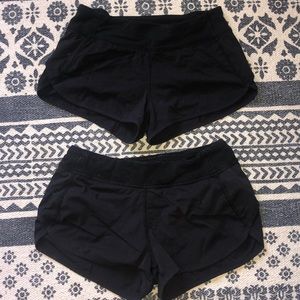 Two pairs of Size 12 Black Ivivva Shorts